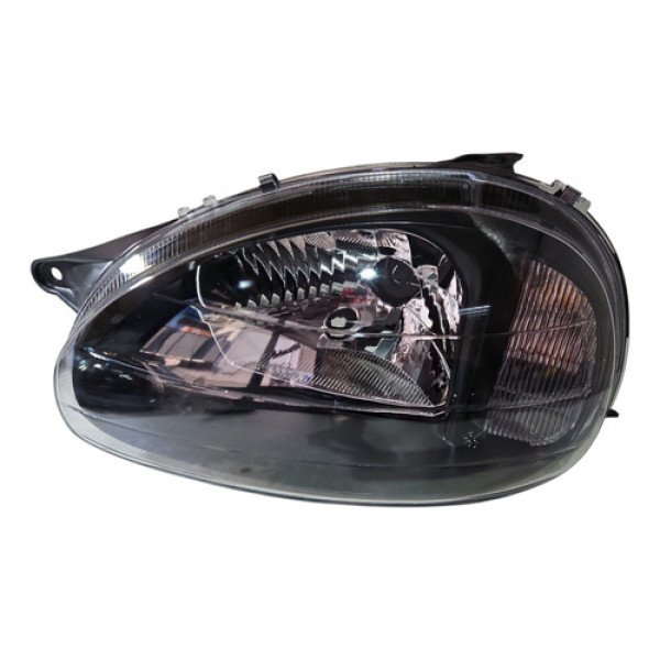 Farol Lado Esquerdo Corsa 2000/2010 Máscara Negra(importada)