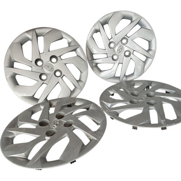 Jogo Calotas Aro 14  Hyundai Hb20 2023 Cinza