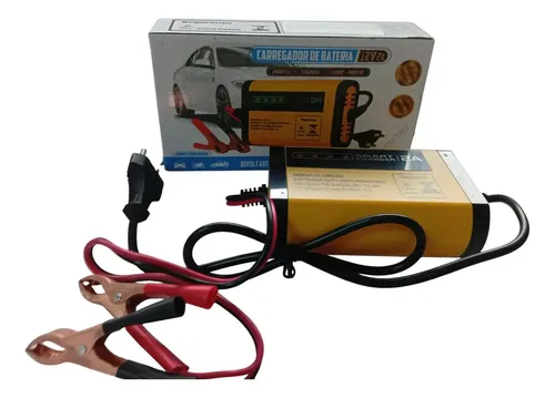 Carregador Bateria 12v C/display Leds Bivolt